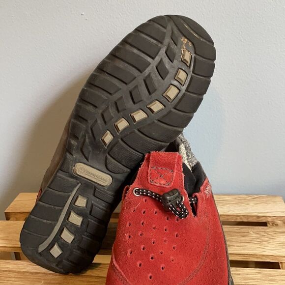 Timberland & Smartwool Red Slip On Clogs - Picture 4 of 5